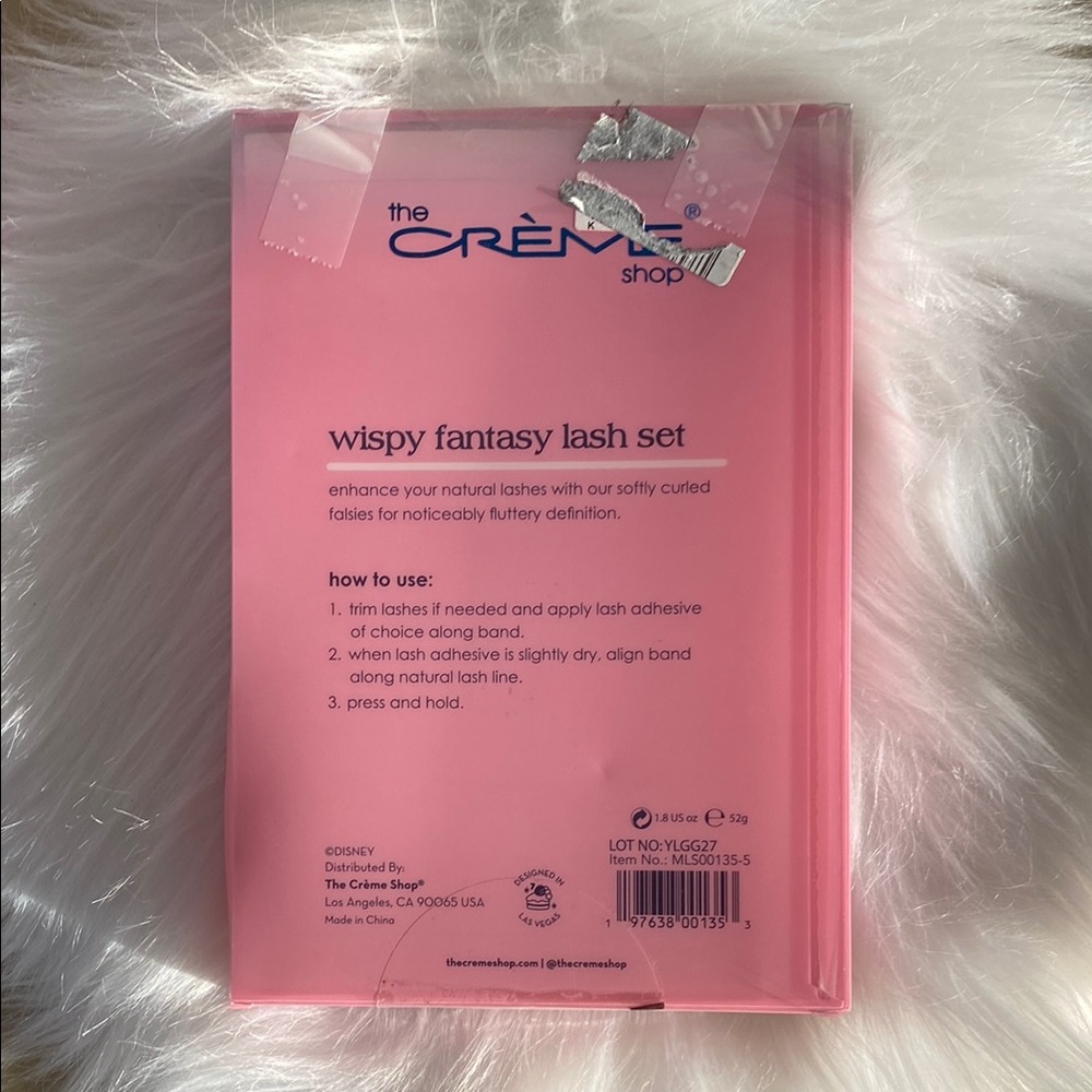 New in box Disney Wispy Fantasy Lash Set by The Crème Shop - Picture 2 of 6